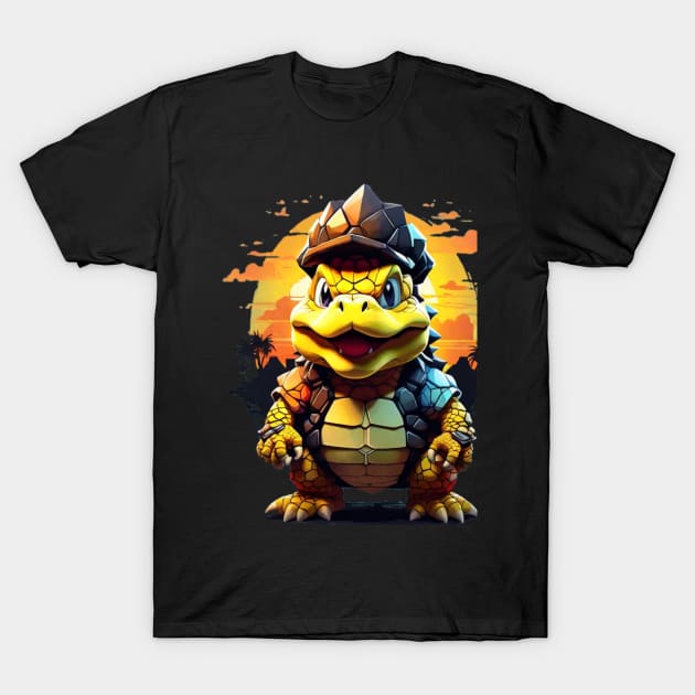 Crocodile Smile T-Shirt by nokky72